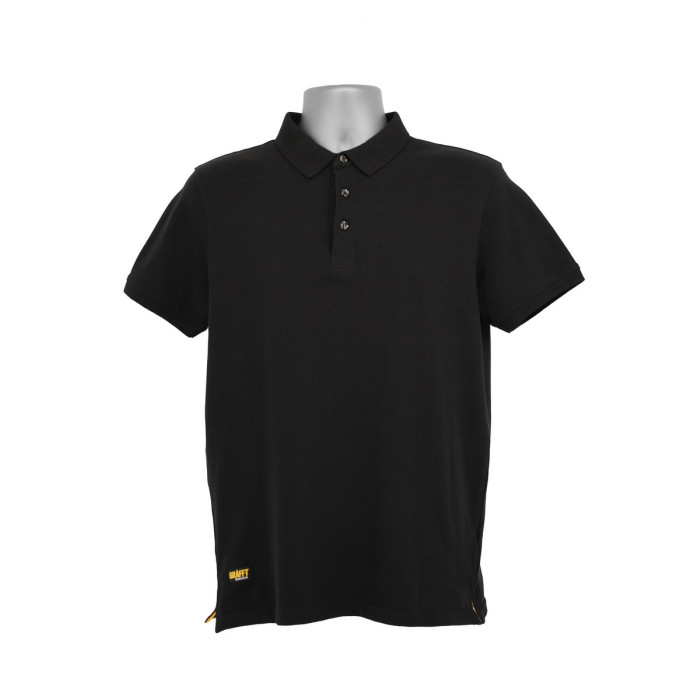 Grafft Workwear Cotton Stretch Polo Shirt - Black