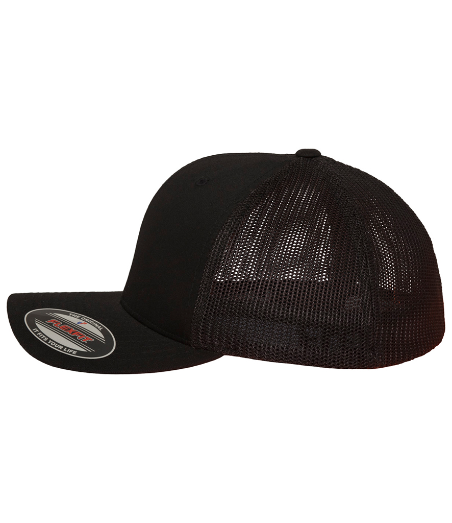 F6511 Flexfit Mesh Trucker Cap alternate view
